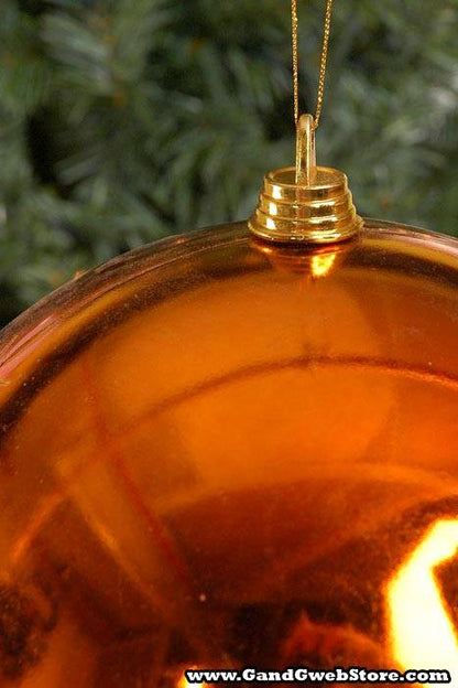 200mm Shiny Plastic Ball Copper