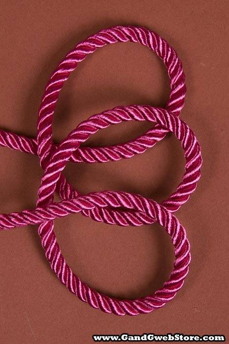 6mm X 20yds Satin Cord Fuchsia