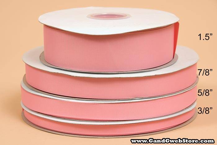 Grosgrain Ribbon Pink