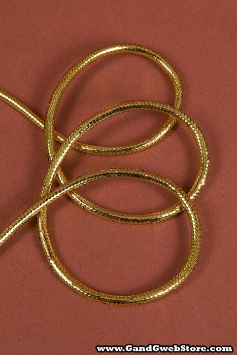 3mm X 100yds Braided Cord Gold