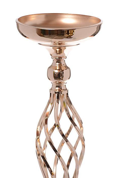 19.75" Metal Bouquet Stand Gold