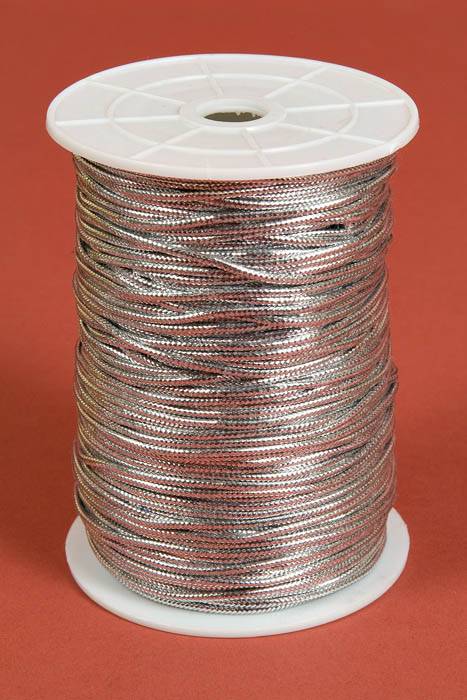 2mm X 100yds Braided Cord Silver