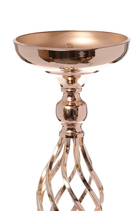 24.5" Metal Bouquet Stand Gold