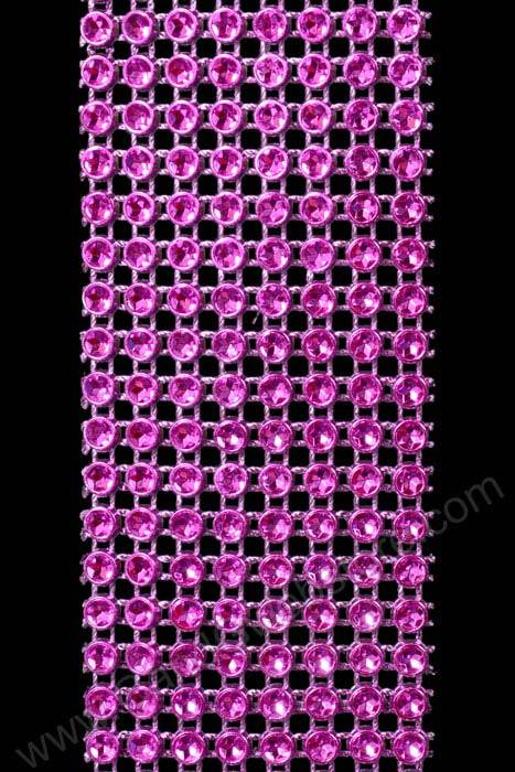 2" X 5yds Diamond Wrap Fuchsia