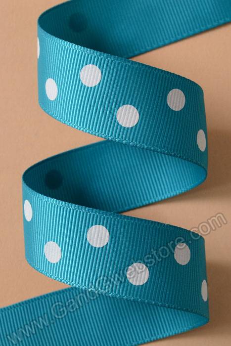 7/8" X 17yds Grosgrain Tornado Blue 