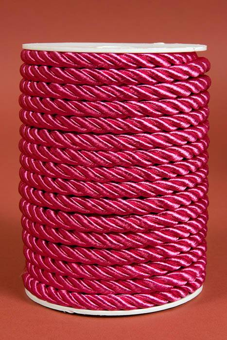 8mm X 20yds  Satin Cord Fuchsia