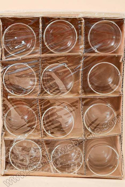 2.25&quot; X 3&quot; Glow Tea Light Hanger Clear Pkg/12