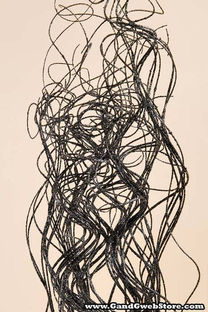 Sparkle Curly Ting Ting Black