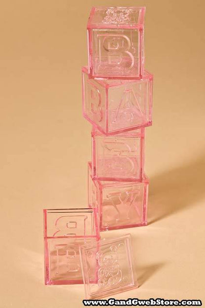 1.75" Baby Block Pink Pkg/12