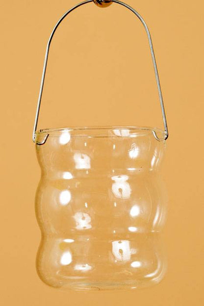 2.25&quot; X 3&quot; Glow Tea Light Hanger Clear Pkg/12