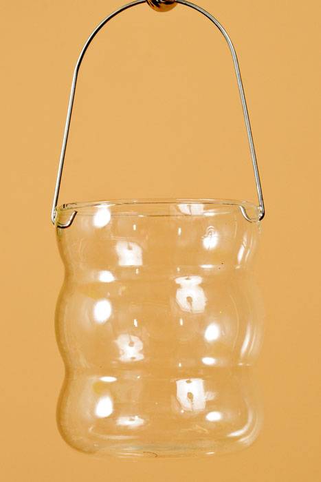 2.25&quot; X 3&quot; Glow Tea Light Hanger Clear
