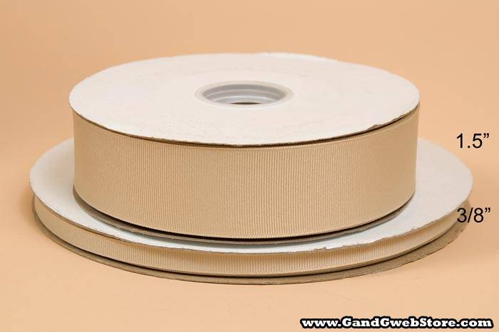 Grosgrain Ribbon Natural