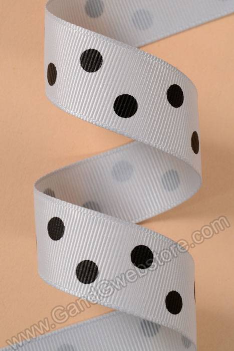 7/8" X 17yds Grosgrain Shell Grey 