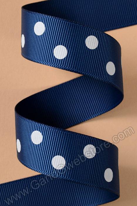 7/8" X 17yds Grosgrain Light Navy 