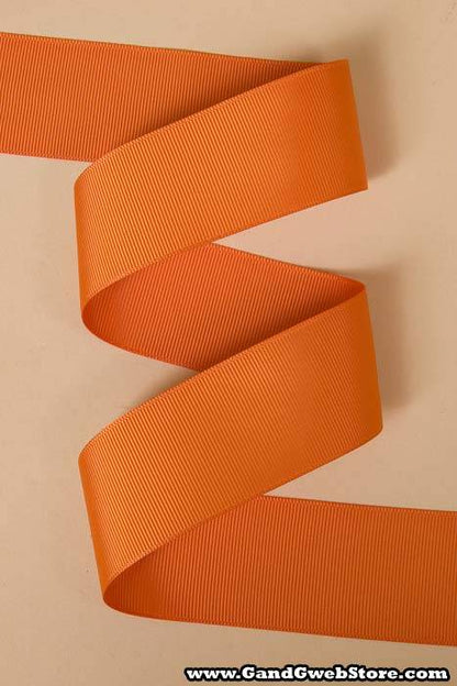 Grosgrain Ribbon Torrid Orange 