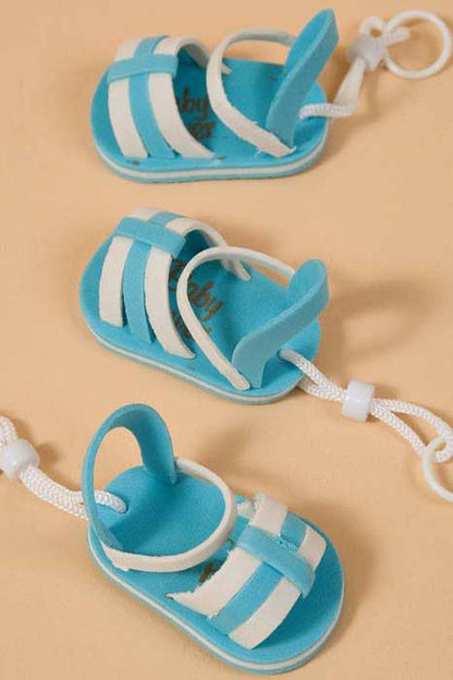 2.5" Baby Sandals Blue Pkg/12