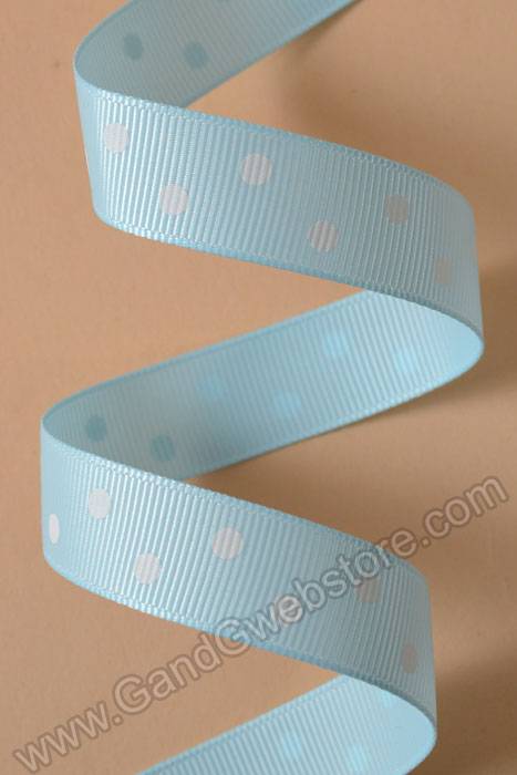 5/8" X 17yds Grosgrain Light Blue 