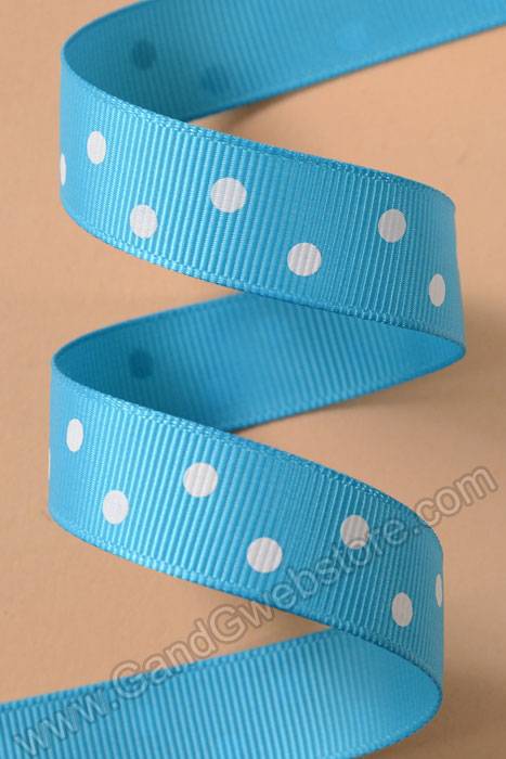 5/8" X 17yds Grosgrain Turquoise 