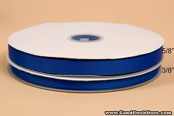Grosgrain Ribbon Electric Blue