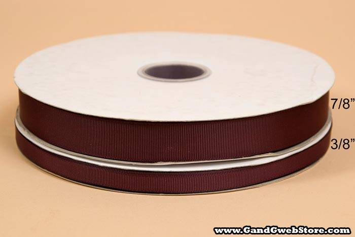 Grosgrain Ribbon Burgundy