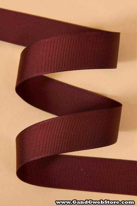 Grosgrain Ribbon Burgundy
