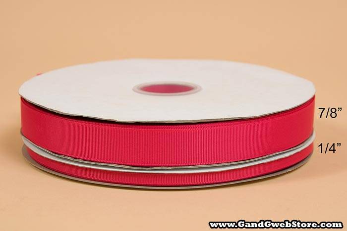 Grosgrain Ribbon Shocking Pink