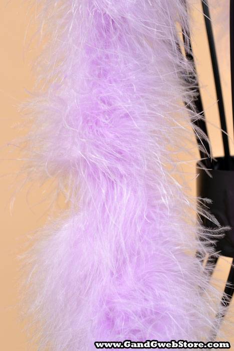 72" Feather Marabou Light Lavender Ea.