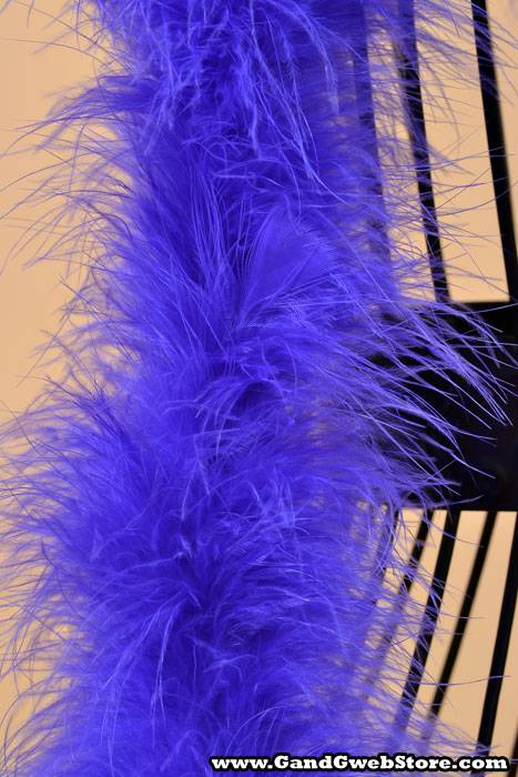 72" Feather Marabou Periwinkle Ea.