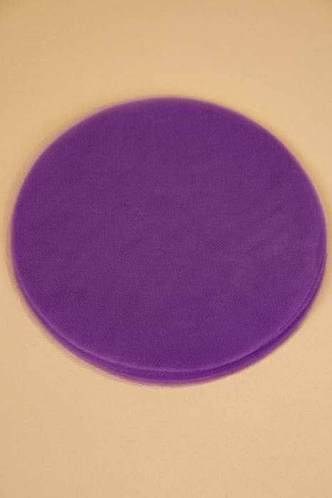 9" Round Tulle Purple Pkg/50