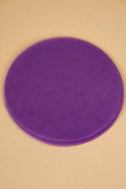 9" Round Tulle Purple Pkg/50