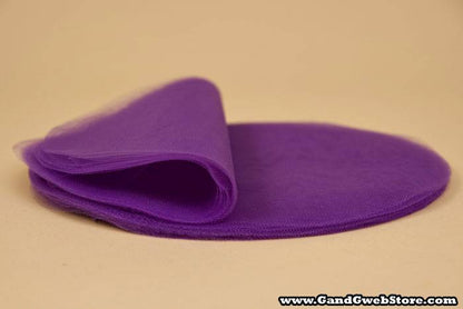 9" Round Tulle Purple Pkg/50