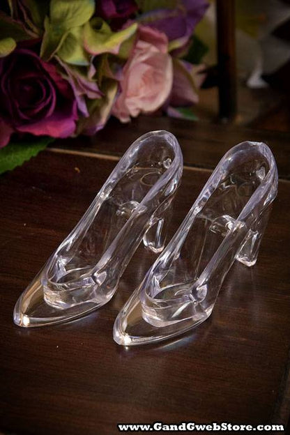 3.5" Acrylic Slipper Clear (Pkg/12)