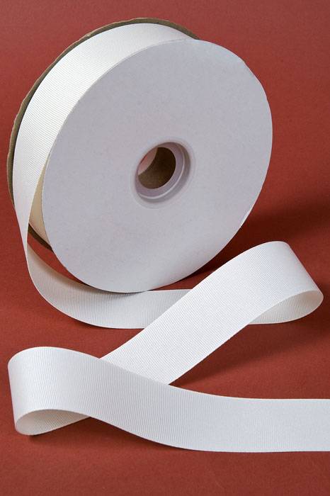 1.5" X 50yds Grosgrain Ribbon Antique White 