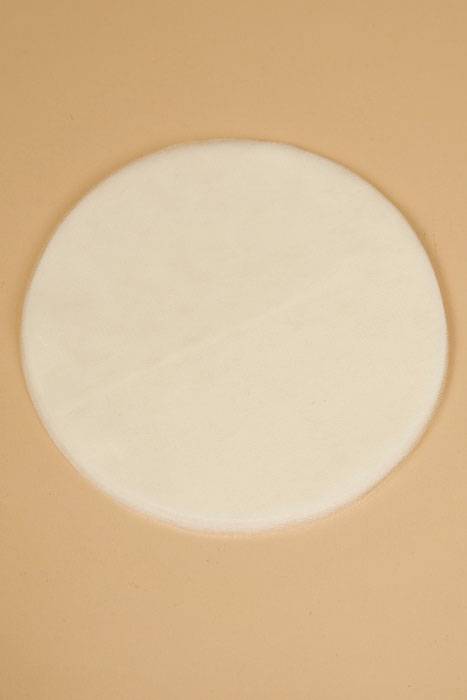 9" Round Tulle Ivory Pkg/50
