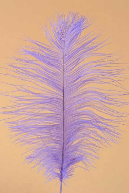 12" - 14" Ostrich Feather Lavender Pkg/12