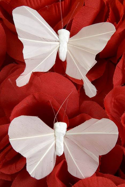3" Butterfly Pure White Pkg/12