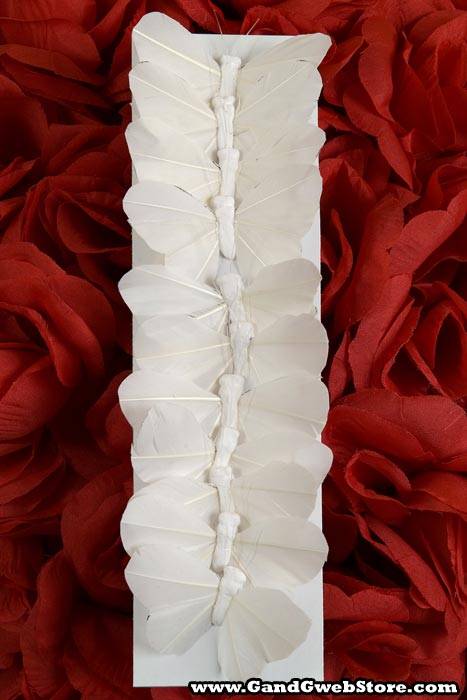 3" Butterfly Pure White Pkg/12