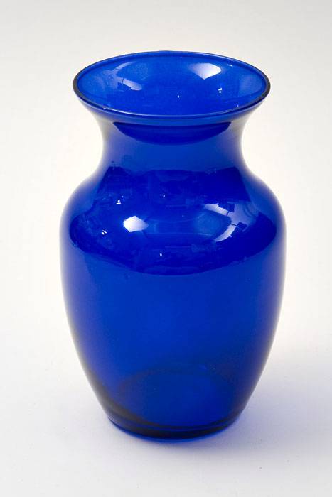 8" Rose Vase Cobalt Blue