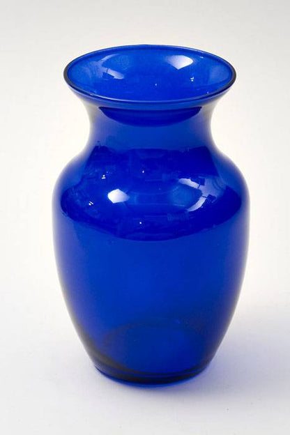8" Rose Vase Cobalt Blue