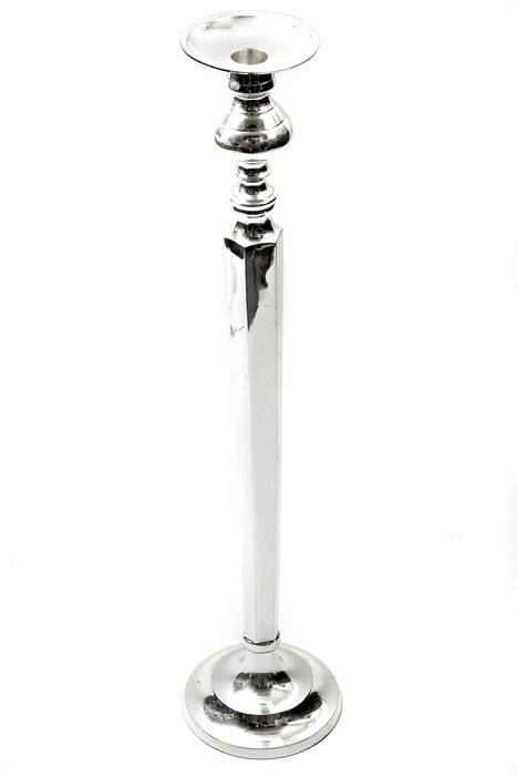22&quot; Silver Candle Stick Large