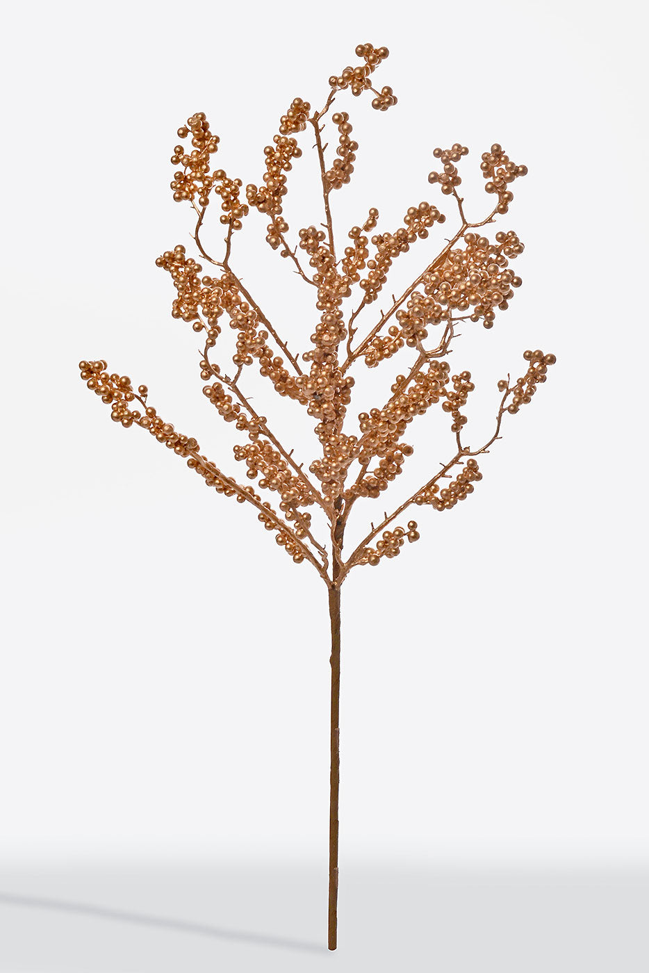 31&quot; Metallic Berry Spray Gold