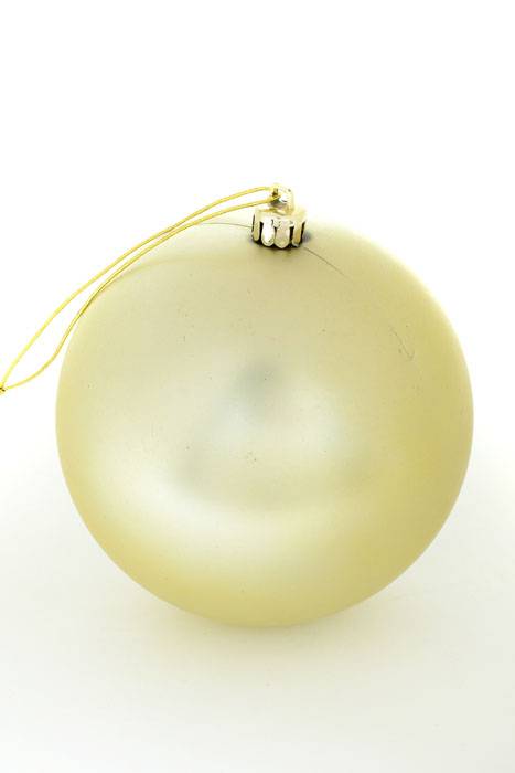 150mm Matt Plastic Ball Gold