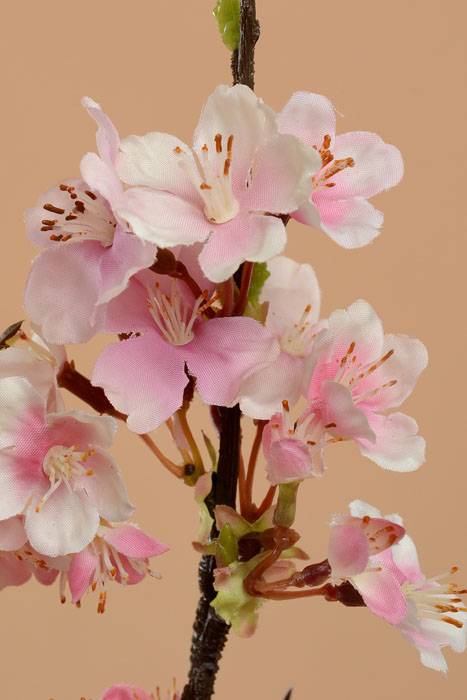 51" Silk Cherry Blossom Spray Pink/cream