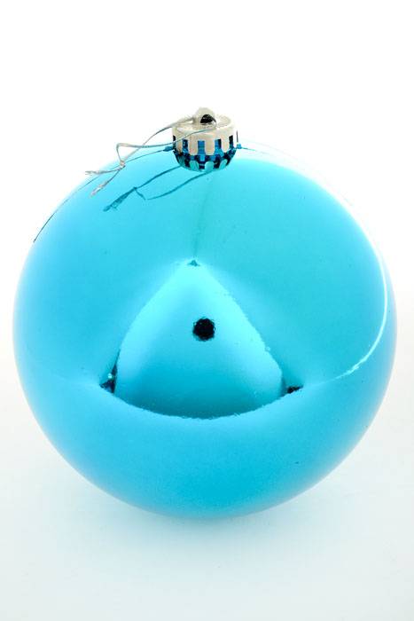 150mm Shiny Plastic Ball Turquoise