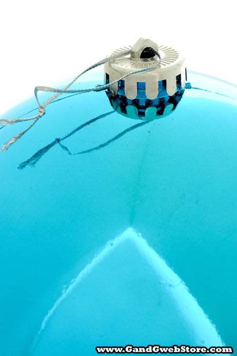 150mm Shiny Plastic Ball Turquoise