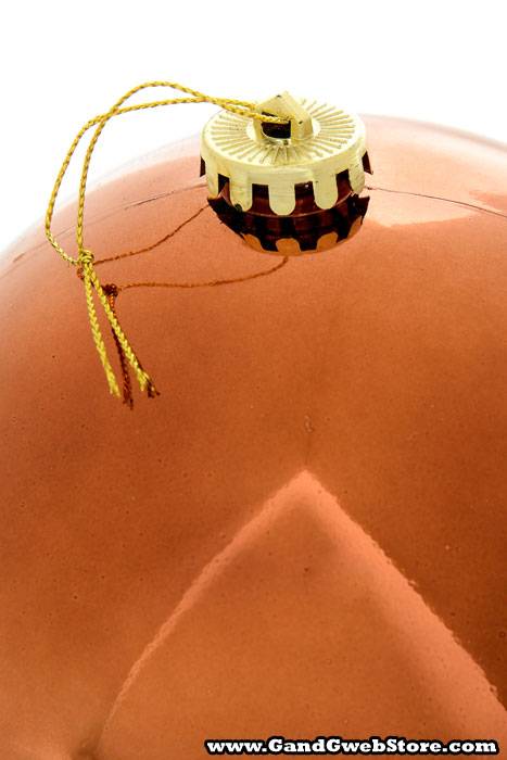 150mm Shiny Plastic Ball Chocolate