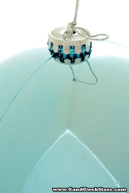 150mm Shiny Plastic Ball Light Blue