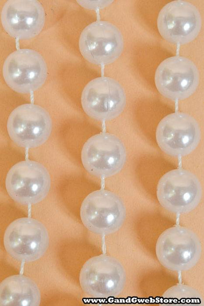 14mm X 8yds Pearl Garland White