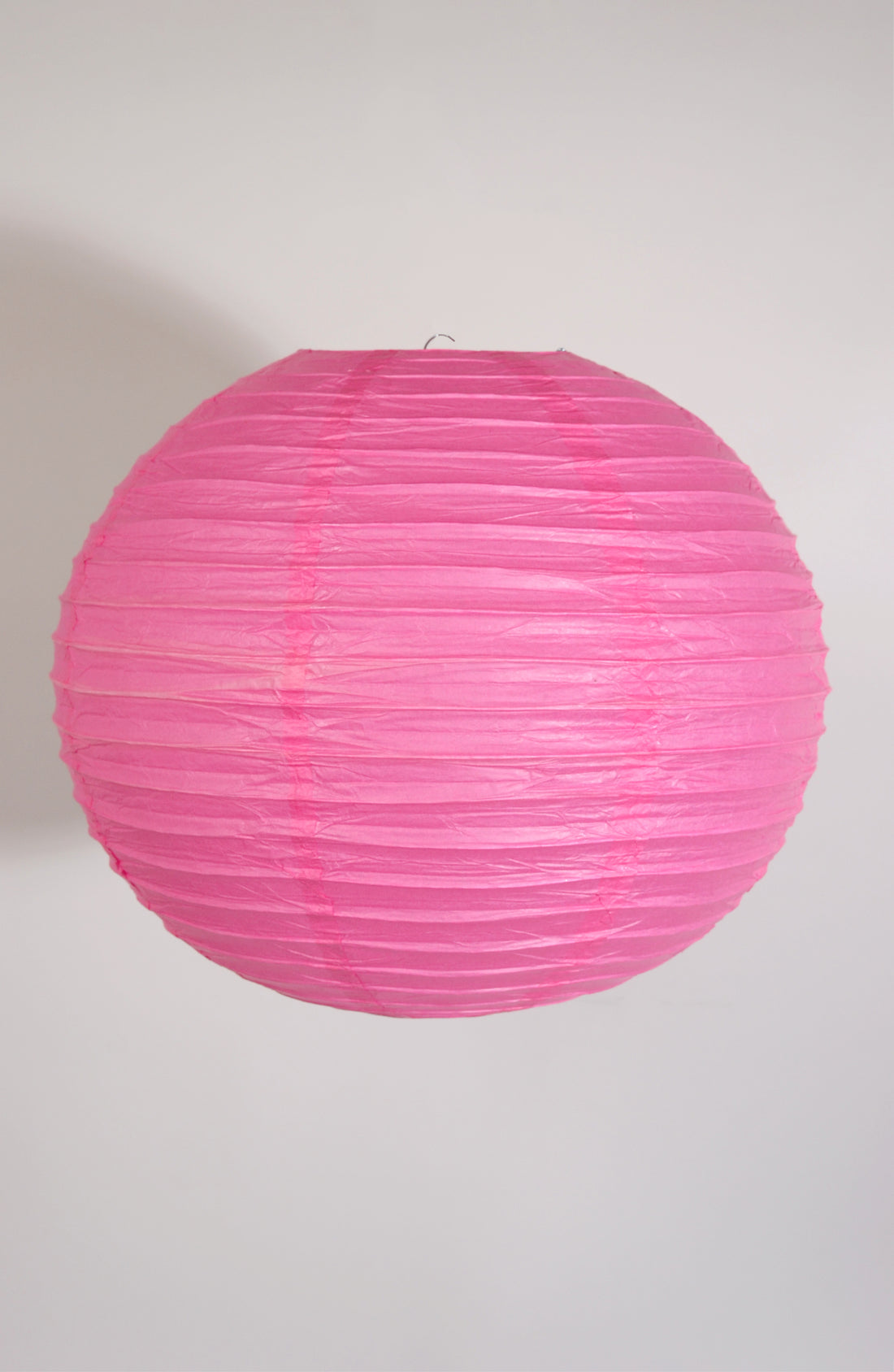 18" Round Paper Lantern Fuchsia
