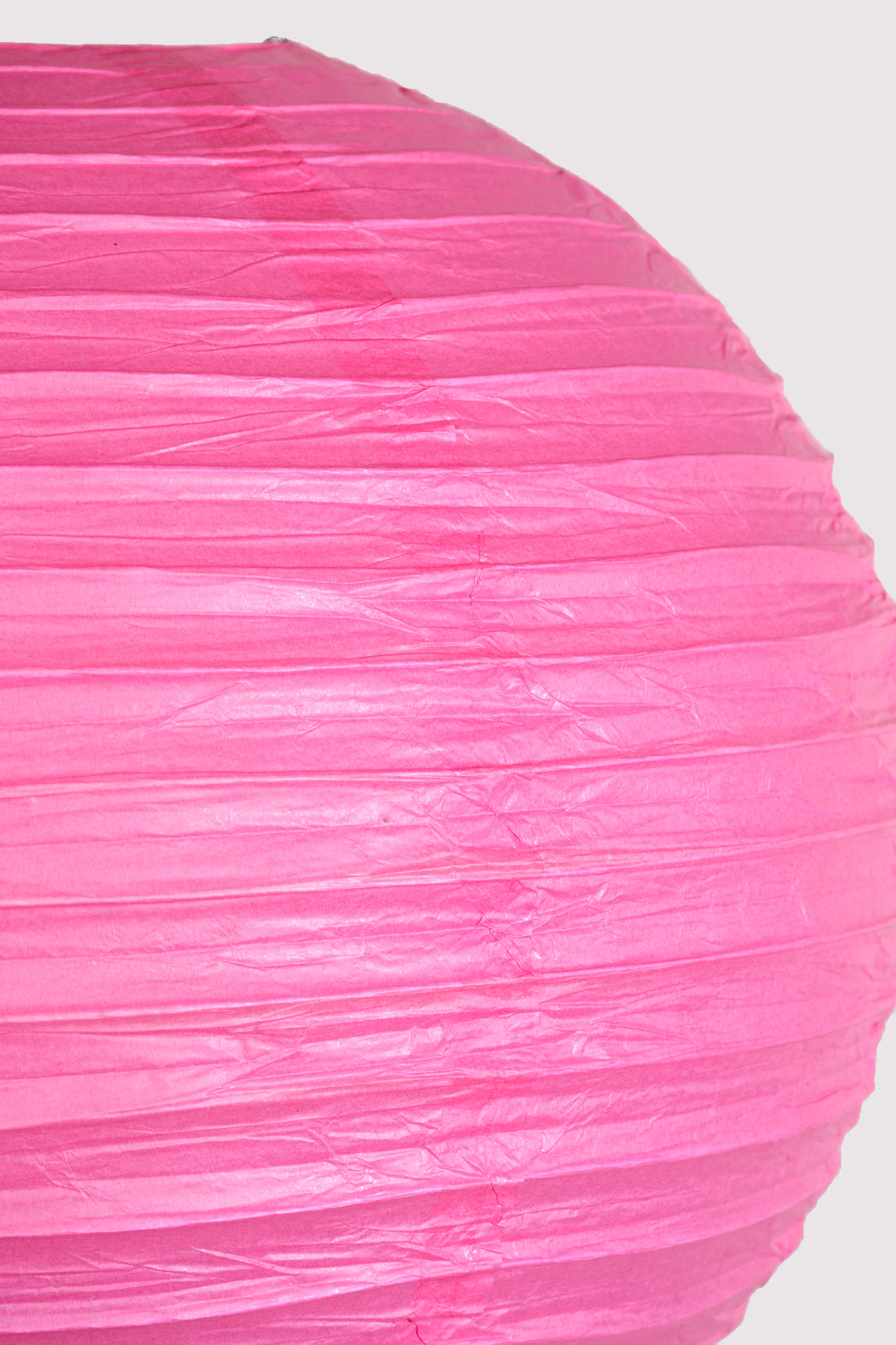 18" Round Paper Lantern Fuchsia
